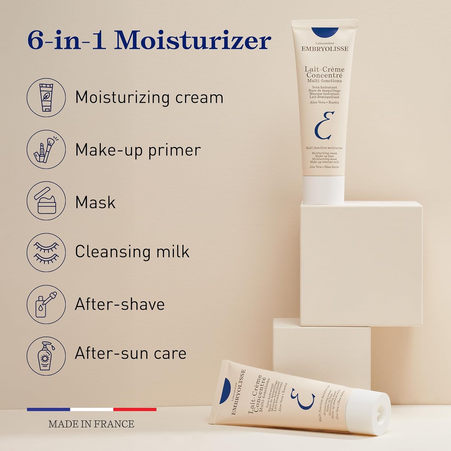 Lait-Crème Concentré, Face Cream & Makeup Primer - Cream for Daily Skincare - Face Moisturizers for All Skin Types (New Packaging)